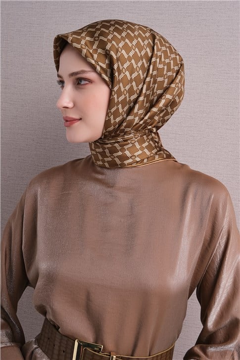 Armine Saf İpek Twill Eşarp 9636D 31