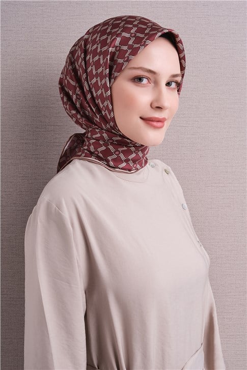 Armine Saf İpek Twill Eşarp 9636D 86