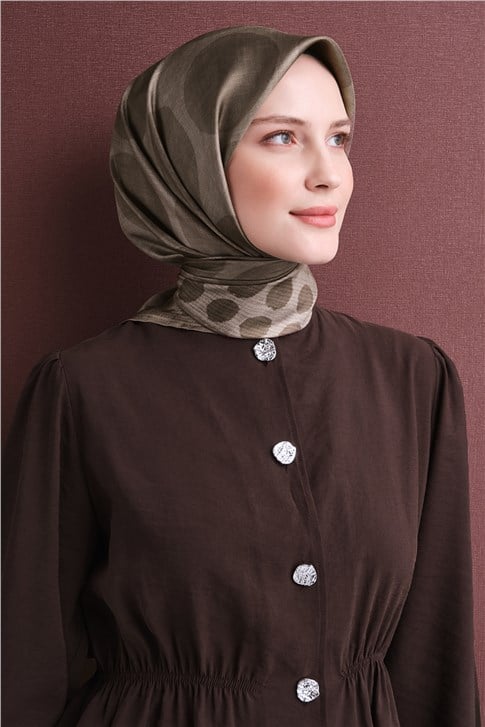 Armine Saf İpek Twill Eşarp 9637D 01