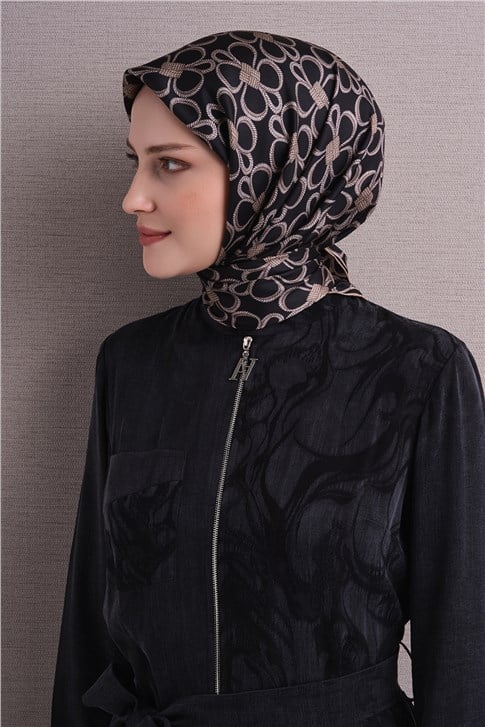 Armine Saf İpek Twill Eşarp 9638D 02