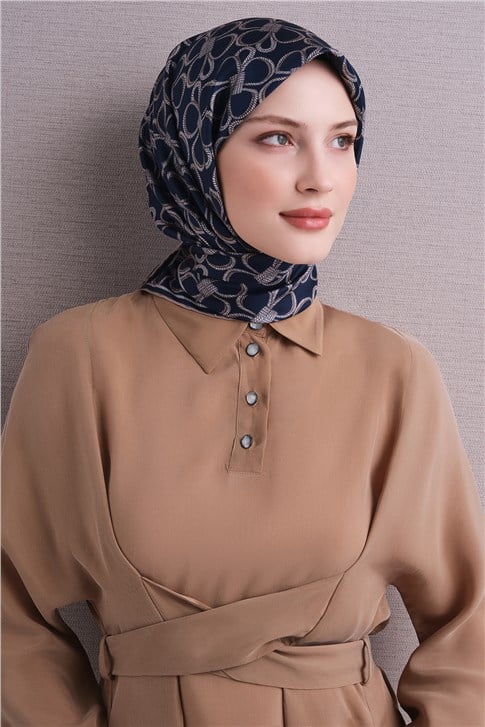 Armine Saf İpek Twill Eşarp 9638D 03