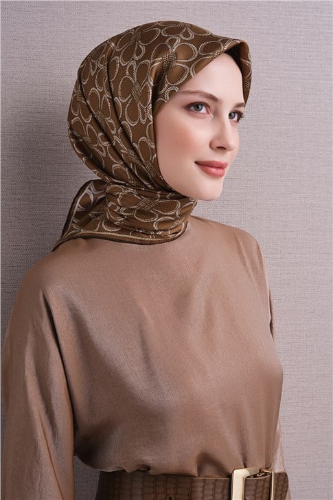 Armine Saf İpek Twill Eşarp 9638D 35