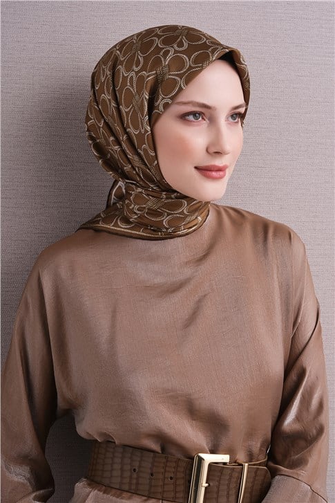 Armine Saf İpek Twill Eşarp 9638D 35