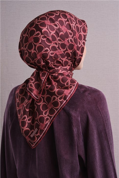 Armine Saf İpek Twill Eşarp 9638D 82