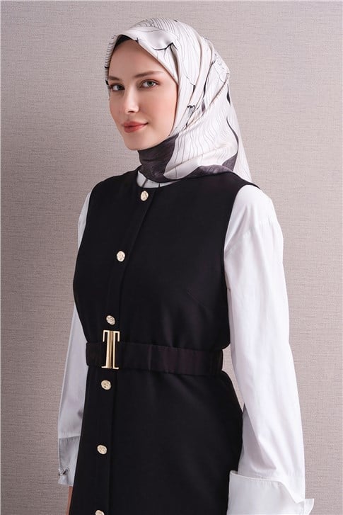 Armine Saf İpek Twill Eşarp 9639D 03