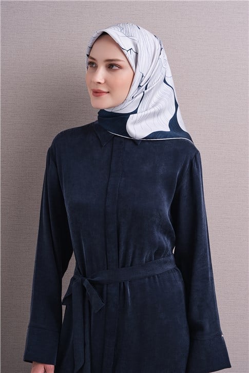 Armine Saf İpek Twill Eşarp 9639D 05