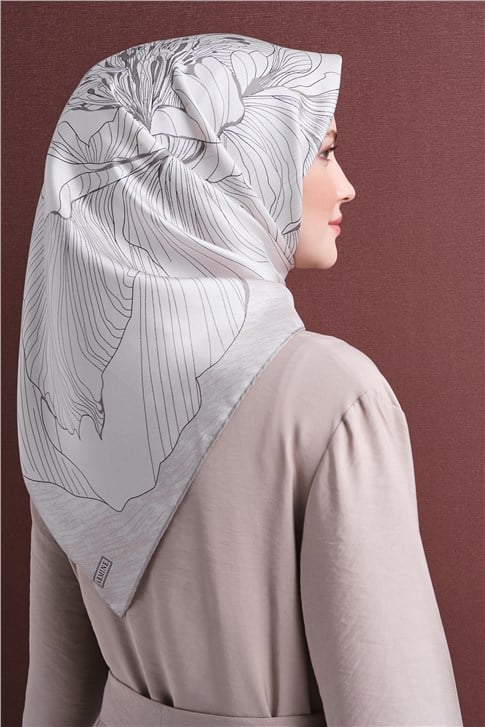Armine Saf İpek Twill Eşarp 9639D 80