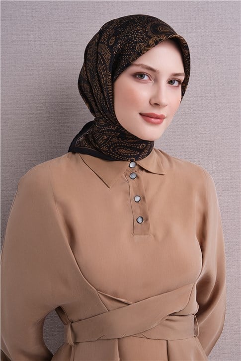 Armine Saf İpek Twill Eşarp 9640D 83
