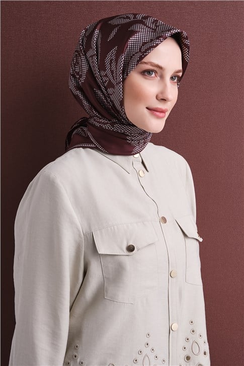 Armine Saf İpek Twill Eşarp 9645D 52