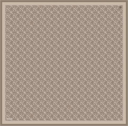 Armine Soyut Desenli Saf İpek Twill Eşarp 9405D 57
