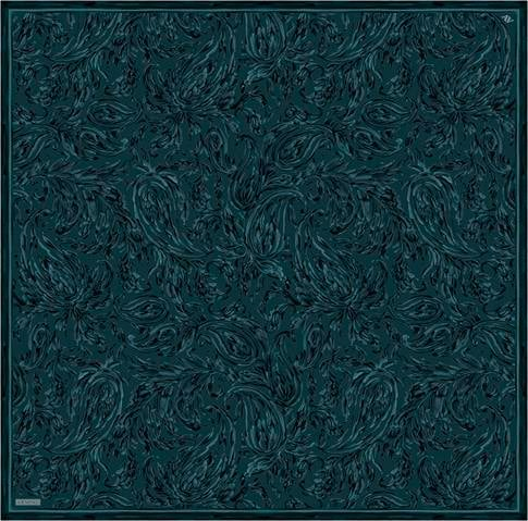 Armine Soyut Desenli Saf İpek Twill Eşarp 9431D 81