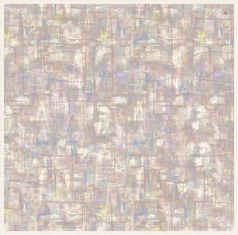 Armine Soyut Desenli Saf İpek Twill Eşarp 9339D 31