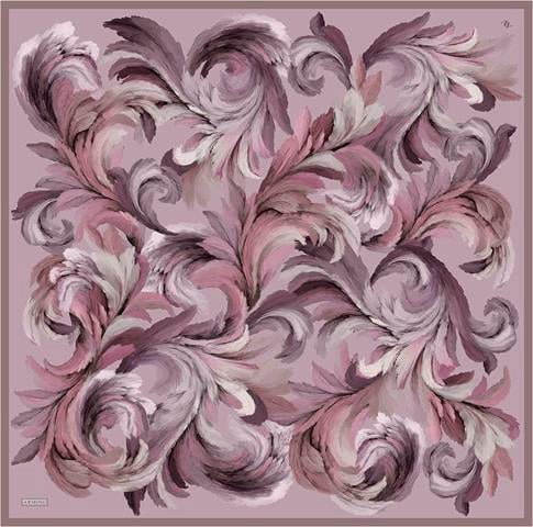 Armine Soyut Desenli Saf İpek Twill Eşarp 9423D 87
