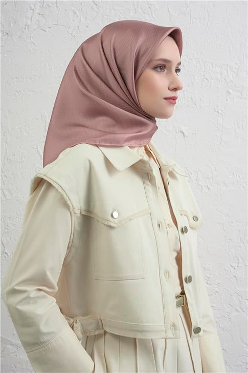 Armine Soyut Desenli Saf İpek Twill Eşarp 9415D 38