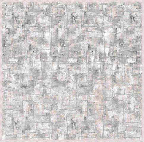 Armine Soyut Desenli Saf İpek Twill Eşarp 9339D 81