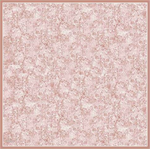 Armine Soyut Desenli Saf İpek Twill Eşarp 9311D 02