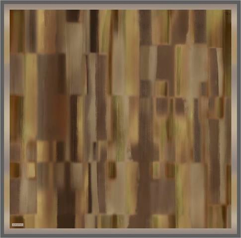 Armine Soyut Desenli Saf İpek Twill Eşarp 9436D 33