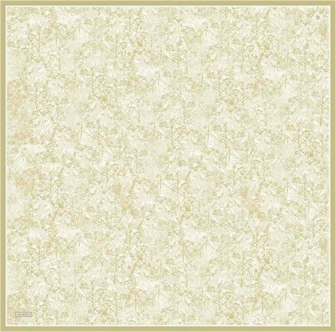 Armine Soyut Desenli Saf İpek Twill Eşarp 9311D 07