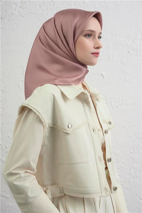 Armine Soyut Desenli Saf İpek Twill Eşarp 9415D 38