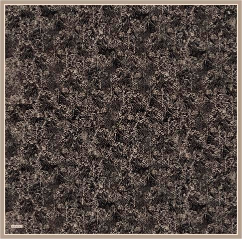 Armine Soyut Desenli Saf İpek Twill Eşarp 9311D 04