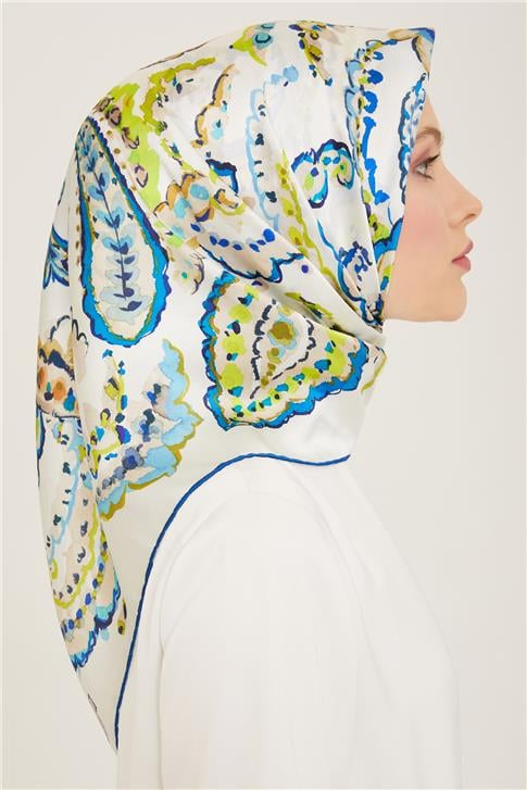 Armine Soyut Desenli Sura İpek Eşarp 24Ya9131 83 80