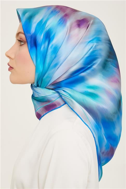 Armine Soyut Desenli Twill İpek Eşarp 24Ya9136 36 03