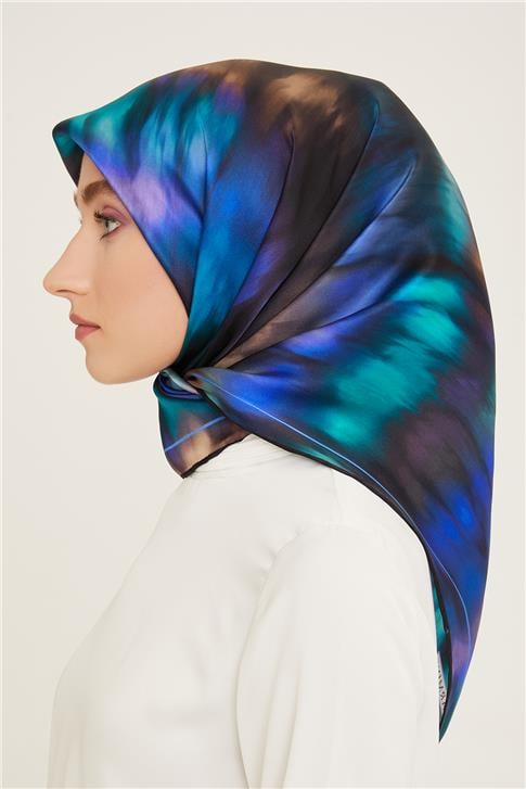 Armine Soyut Desenli Twill İpek Eşarp 24Ya9136 36 58