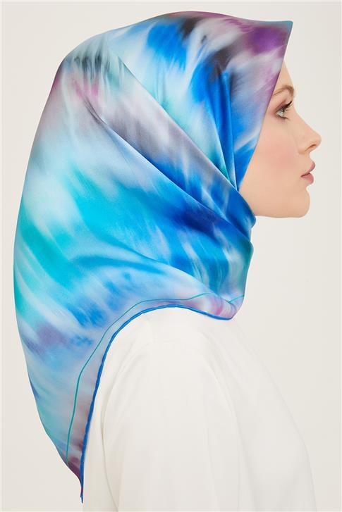 Armine Soyut Desenli Twill İpek Eşarp 24Ya9136 36 03