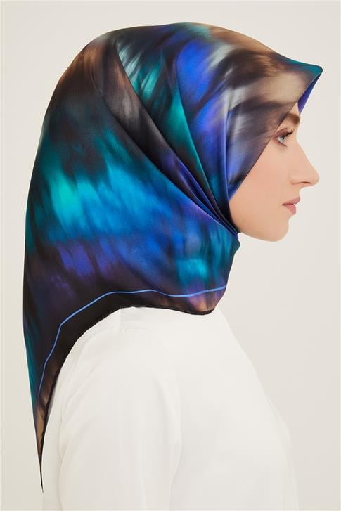 Armine Soyut Desenli Twill İpek Eşarp 24Ya9136 36 58