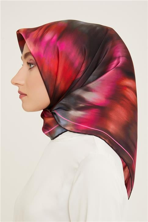Armine Soyut Desenli Twill İpek Eşarp 24Ya9136 36 59