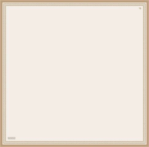 Armine Su Yolu Desenli Saf İpek Twill Eşarp 9444D 02