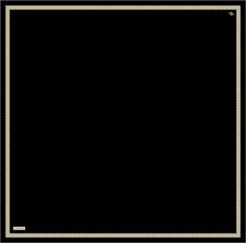 Armine Su Yolu Desenli Saf İpek Twill Eşarp 9444D 09