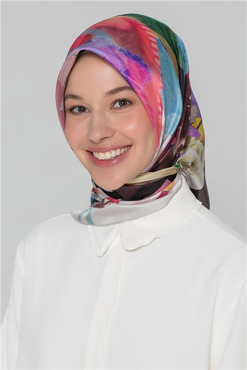 Armine Sura İpek Eşarp 20Ka8404 86