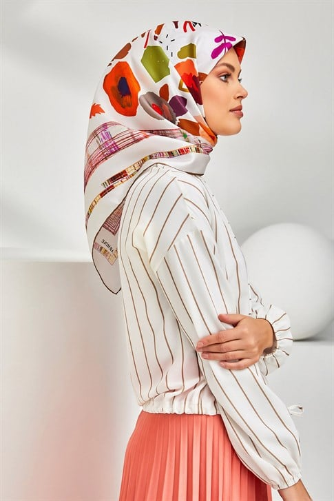 Armine Sura İpek Eşarp 20Ya8300 03
