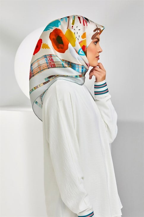 Armine Sura İpek Eşarp 20Ya8300 31