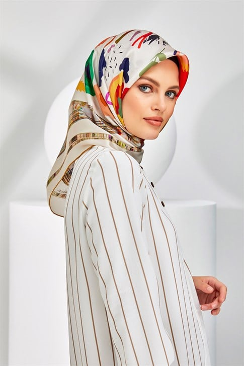 Armine Sura İpek Eşarp 20Ya8300 37