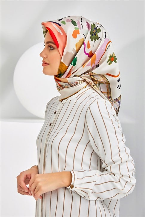 Armine Sura İpek Eşarp 20Ya8300 37