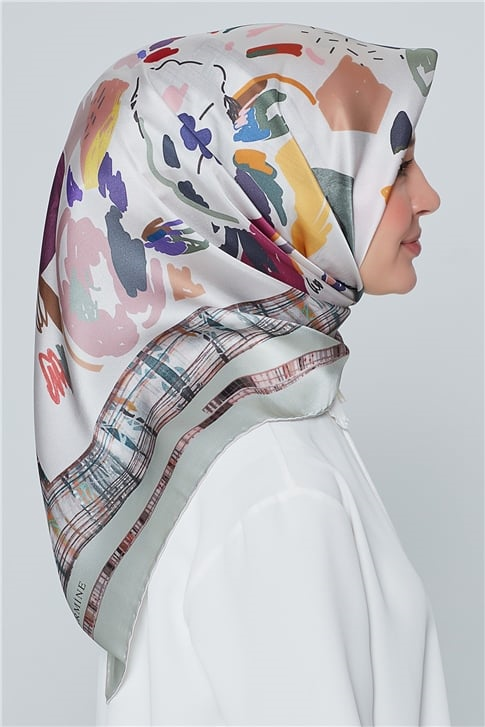 Armine Sura İpek Eşarp 20Ya8300 85