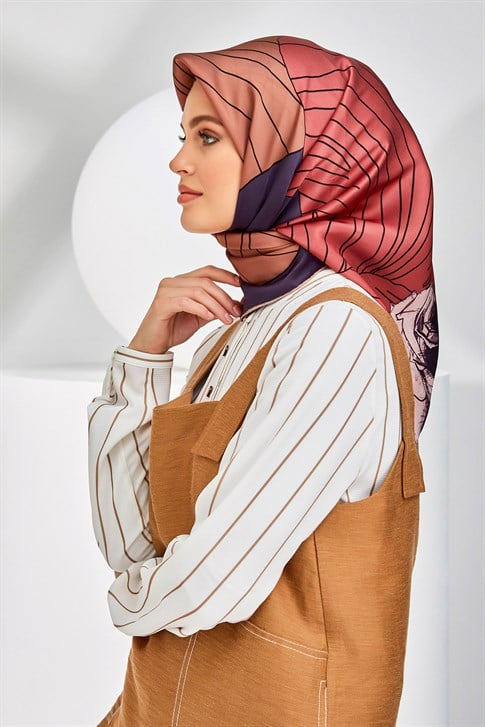 Armine Sura İpek Eşarp 20Ya8302 06