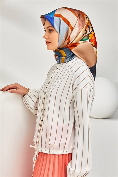 Armine Sura İpek Eşarp 20Ya8308 01