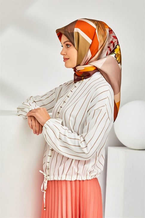 Armine Sura İpek Eşarp 20Ya8308 03