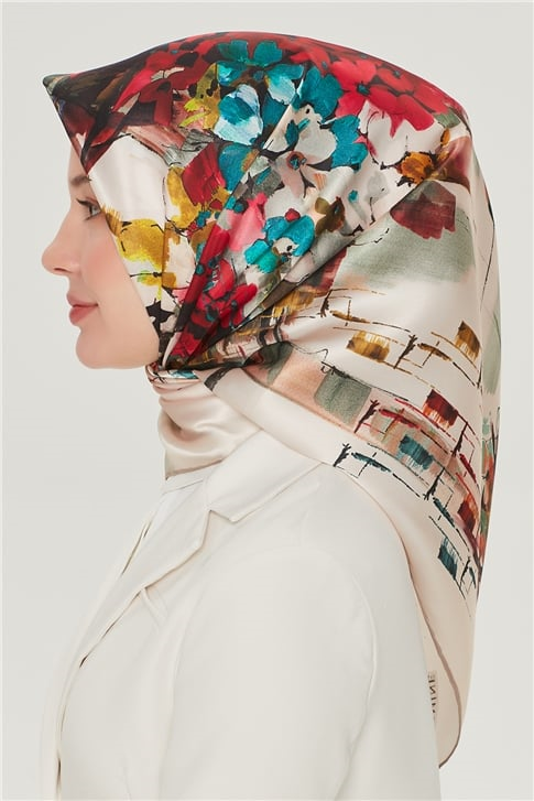 Armine Sura İpek Eşarp 21Y8538 02