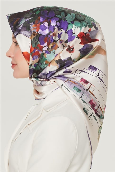 Armine Sura İpek Eşarp 21Y8538 05