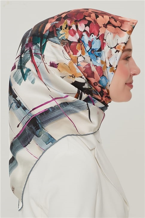 Armine Sura İpek Eşarp 21Y8538 07