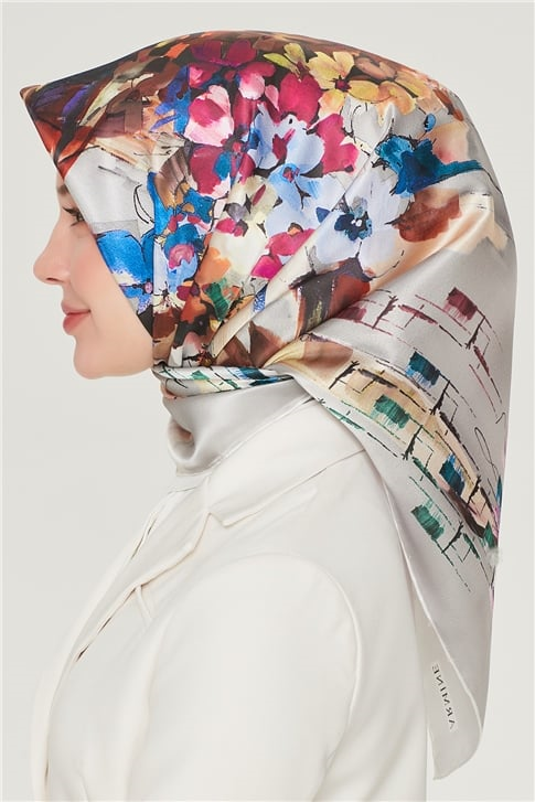 Armine Sura İpek Eşarp 21Y8538 34