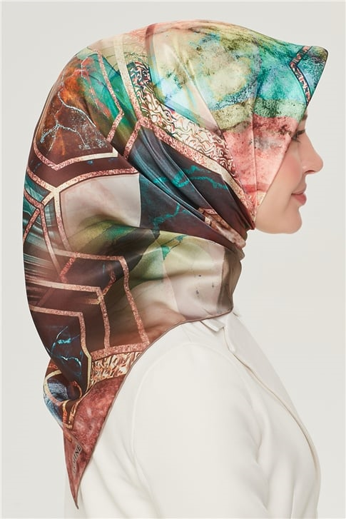 Armine Sura İpek Eşarp 21Y8540 01