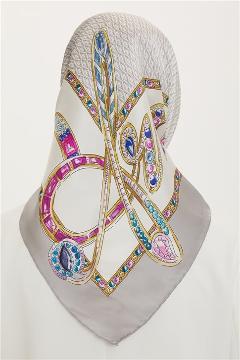 Armine Sura İpek Eşarp 22Ya8762 31