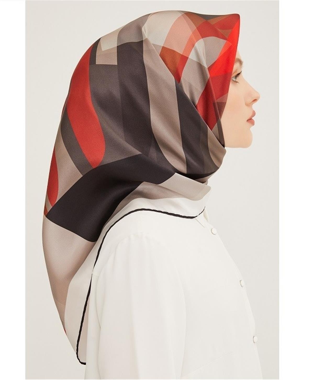 Armine Sura İpek Eşarp 8901-57