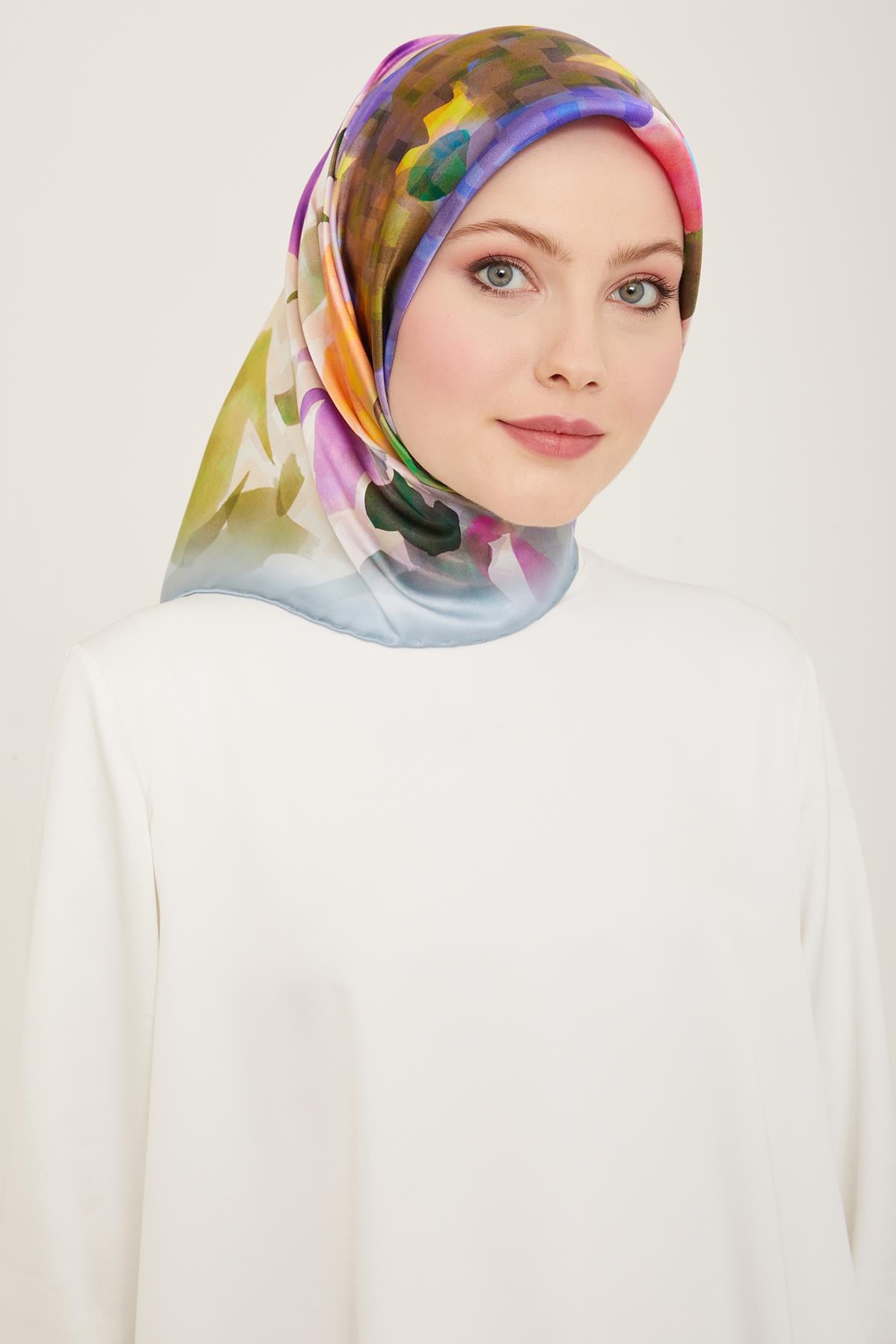 Armine Sura İpek Eşarp 9103-31