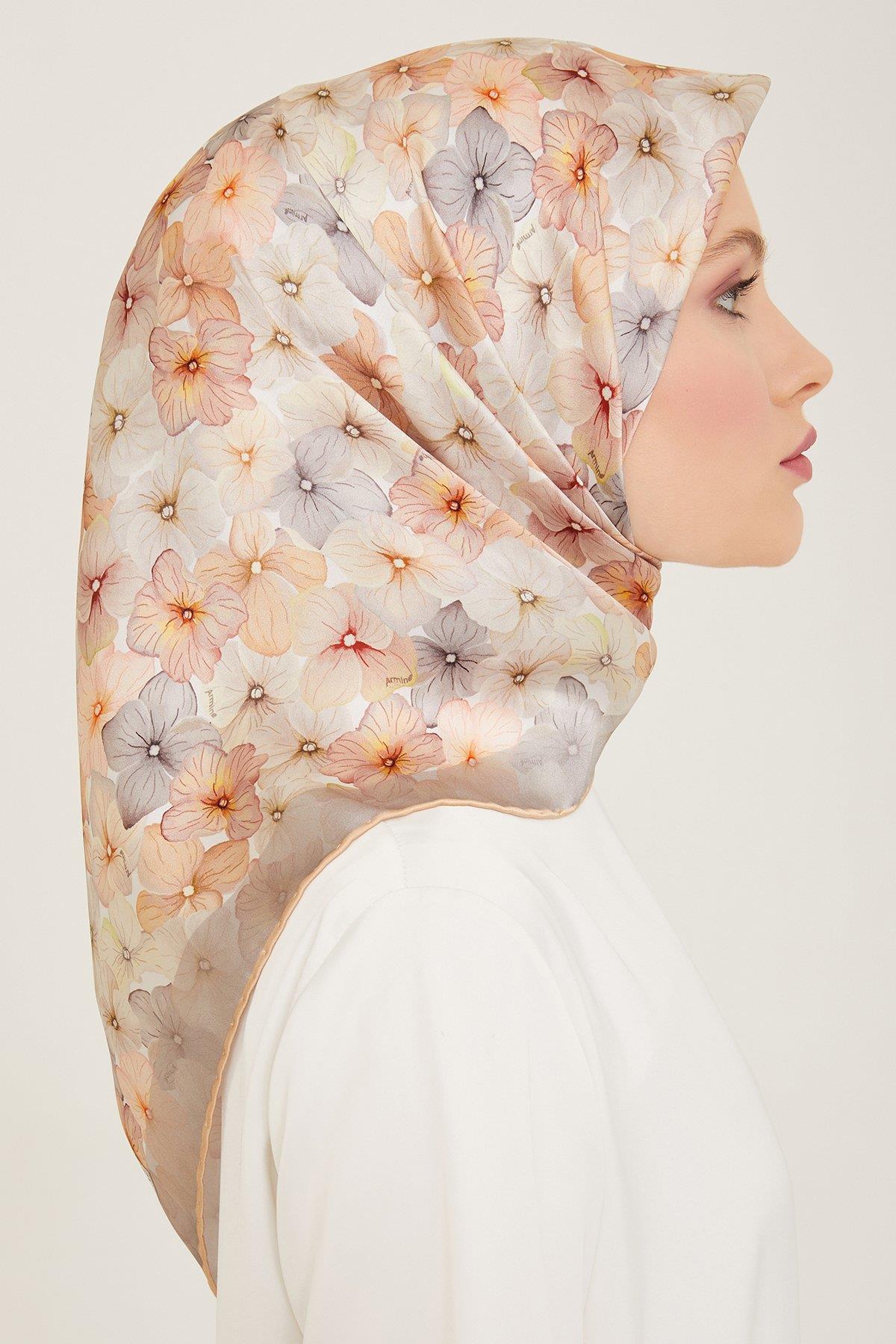 Armine Sura İpek Eşarp 9108-33